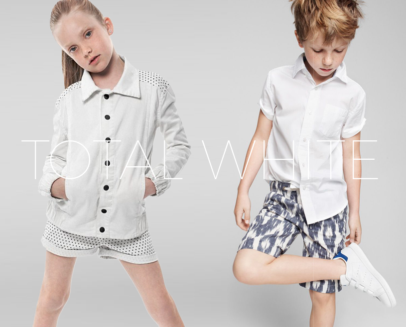 Abiti bambine un estate in bianco Kids